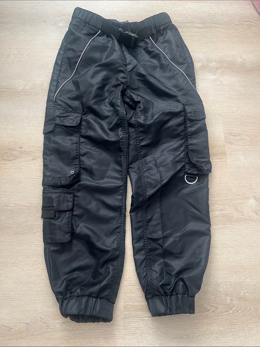 Urban Outfitters Black Cargo Jogger Pants